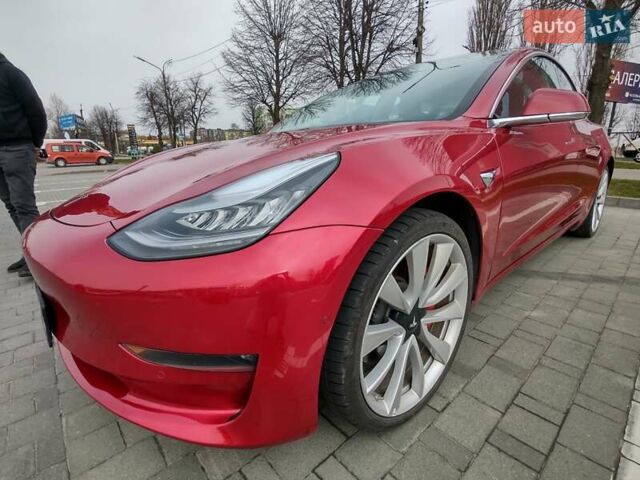 Красный Тесла Модель 3, объемом двигателя 0 л и пробегом 105 тыс. км за 19500 $, фото 15 на Automoto.ua