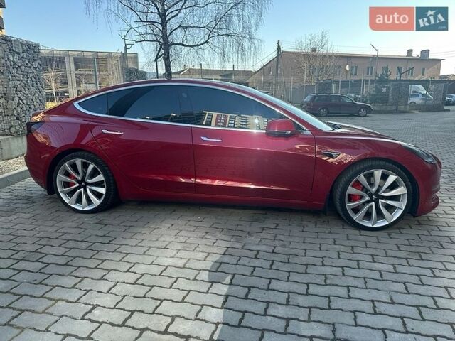 Красный Тесла Модель 3, объемом двигателя 0 л и пробегом 106 тыс. км за 16999 $, фото 3 на Automoto.ua