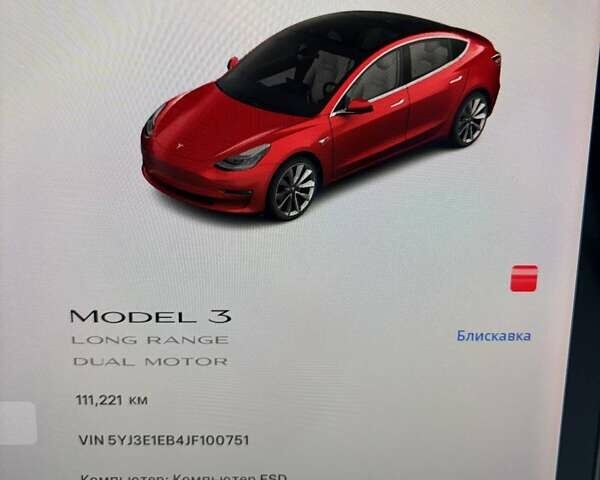 Красный Тесла Модель 3, объемом двигателя 0 л и пробегом 112 тыс. км за 16500 $, фото 61 на Automoto.ua