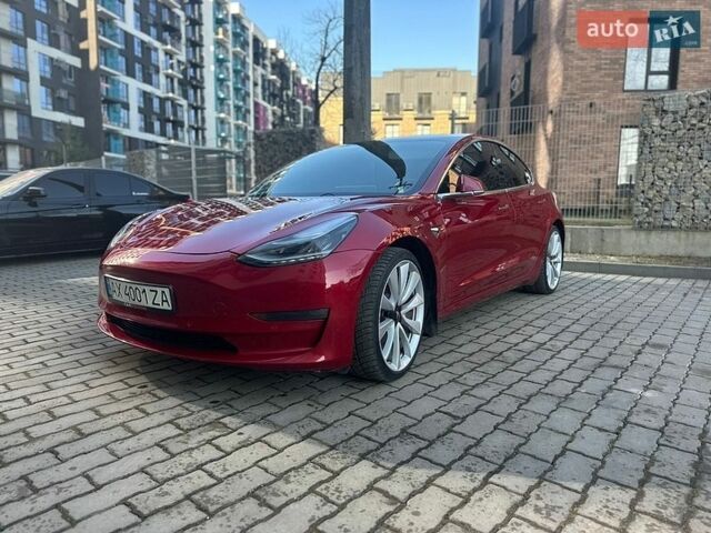 Красный Тесла Модель 3, объемом двигателя 0 л и пробегом 106 тыс. км за 16999 $, фото 5 на Automoto.ua