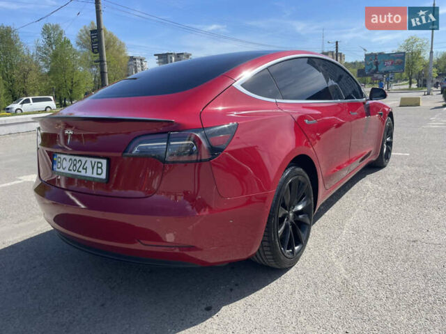 Красный Тесла Модель 3, объемом двигателя 0 л и пробегом 84 тыс. км за 17500 $, фото 21 на Automoto.ua