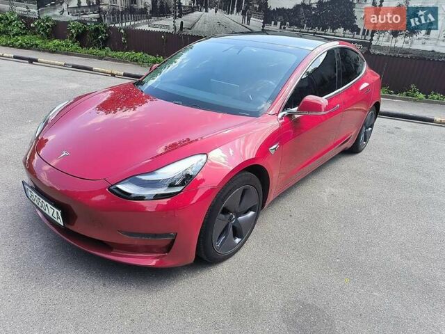 Червоний Тесла Модель 3, об'ємом двигуна 0 л та пробігом 51 тис. км за 18700 $, фото 1 на Automoto.ua