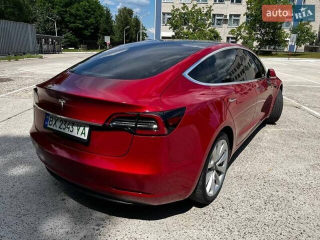 Красный Тесла Модель 3, объемом двигателя 0 л и пробегом 87 тыс. км за 16700 $, фото 15 на Automoto.ua