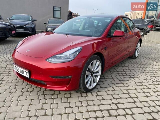 Красный Тесла Модель 3, объемом двигателя 0 л и пробегом 89 тыс. км за 18100 $, фото 2 на Automoto.ua