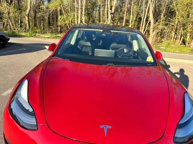 Тесла Модель 3 2019 в Днепре (Днепропетровске) на Automoto.ua Красный Тесла Модель 3, объемом двигателя 0 л и пробегом 112 тыс. км за 17899 $, фото 18 на Automoto.ua