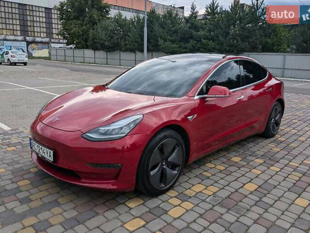 Красный Тесла Модель 3, объемом двигателя 0 л и пробегом 67 тыс. км за 16000 $, фото 5 на Automoto.ua