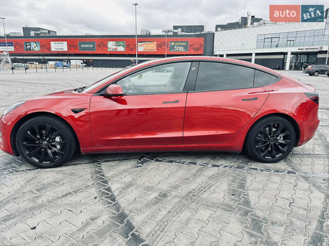 Красный Тесла Модель 3, объемом двигателя 0 л и пробегом 146 тыс. км за 17900 $, фото 2 на Automoto.ua
