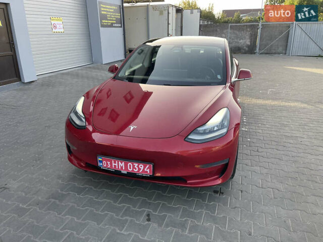 Красный Тесла Модель 3, объемом двигателя 0 л и пробегом 40 тыс. км за 14800 $, фото 2 на Automoto.ua