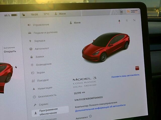 Красный Тесла Модель 3, объемом двигателя 0 л и пробегом 30 тыс. км за 29000 $, фото 8 на Automoto.ua