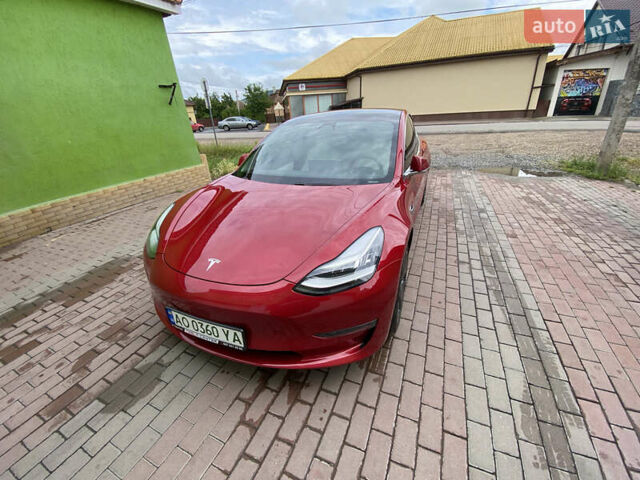 Червоний Тесла Модель 3, об'ємом двигуна 0 л та пробігом 60 тис. км за 21000 $, фото 1 на Automoto.ua