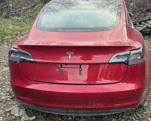 Красный Тесла Модель 3, объемом двигателя 0 л и пробегом 109 тыс. км за 8999 $, фото 1 на Automoto.ua