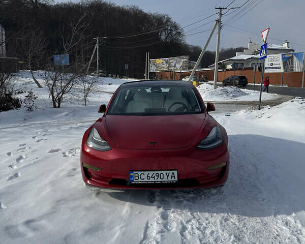 Красный Тесла Модель 3, объемом двигателя 0 л и пробегом 107 тыс. км за 21300 $, фото 4 на Automoto.ua