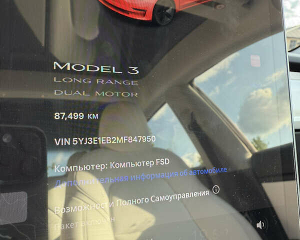 Красный Тесла Модель 3, объемом двигателя 0 л и пробегом 97 тыс. км за 19999 $, фото 21 на Automoto.ua