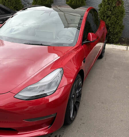 Червоний Тесла Модель 3, об'ємом двигуна 0 л та пробігом 56 тис. км за 27500 $, фото 3 на Automoto.ua