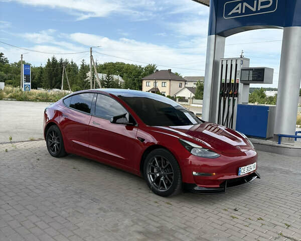 Красный Тесла Модель 3, объемом двигателя 0 л и пробегом 86 тыс. км за 21100 $, фото 16 на Automoto.ua