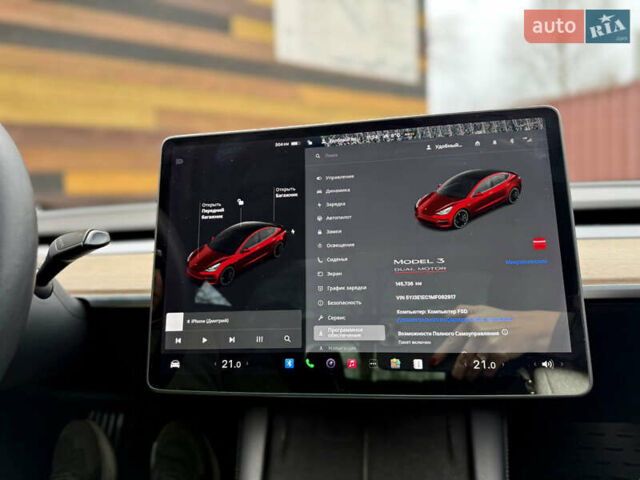 Червоний Тесла Модель 3, об'ємом двигуна 0 л та пробігом 145 тис. км за 18999 $, фото 16 на Automoto.ua