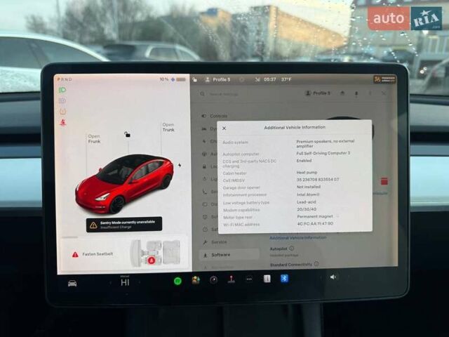 Красный Тесла Модель 3, объемом двигателя 0 л и пробегом 187 тыс. км за 13600 $, фото 10 на Automoto.ua