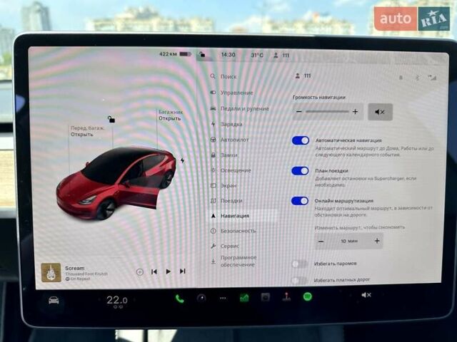 Красный Тесла Модель 3, объемом двигателя 0 л и пробегом 6 тыс. км за 32000 $, фото 27 на Automoto.ua