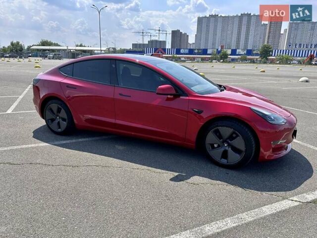 Красный Тесла Модель 3, объемом двигателя 0 л и пробегом 6 тыс. км за 32000 $, фото 3 на Automoto.ua