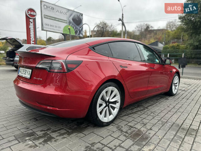 Тесла Модель 3 2021 у Черкасах на Automoto.ua Червоний Тесла Модель 3, об'ємом двигуна 0 л та пробігом 57 тис. км за 20200 $, фото 2 на Automoto.ua