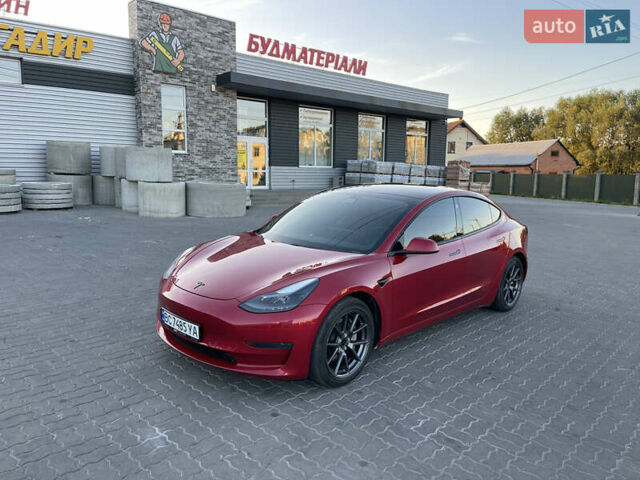 Красный Тесла Модель 3, объемом двигателя 0 л и пробегом 85 тыс. км за 17300 $, фото 3 на Automoto.ua