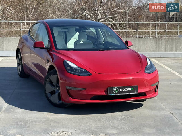 Червоний Тесла Модель 3, об'ємом двигуна 0 л та пробігом 53 тис. км за 21999 $, фото 1 на Automoto.ua