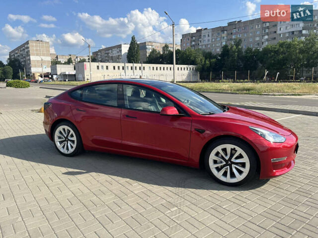 Червоний Тесла Модель 3, об'ємом двигуна 0 л та пробігом 96 тис. км за 21000 $, фото 5 на Automoto.ua