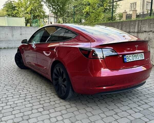 Червоний Тесла Модель 3, об'ємом двигуна 0 л та пробігом 75 тис. км за 27500 $, фото 7 на Automoto.ua