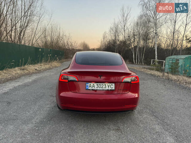 Красный Тесла Модель 3, объемом двигателя 0 л и пробегом 37 тыс. км за 21500 $, фото 5 на Automoto.ua