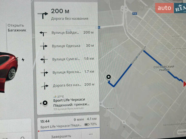 Червоний Тесла Модель 3, об'ємом двигуна 0 л та пробігом 96 тис. км за 21000 $, фото 28 на Automoto.ua