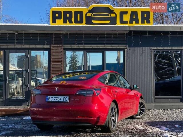 Красный Тесла Модель 3, объемом двигателя 0 л и пробегом 147 тыс. км за 18900 $, фото 2 на Automoto.ua