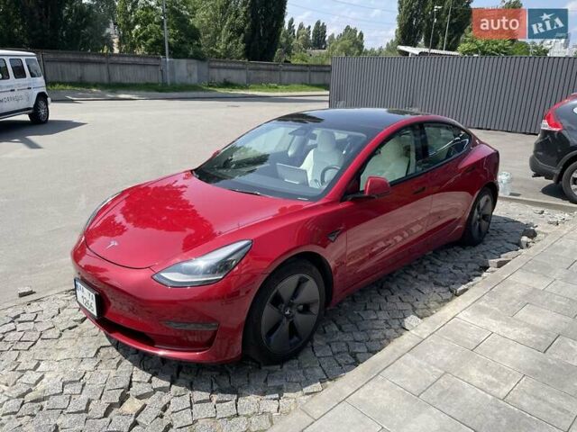 Червоний Тесла Модель 3, об'ємом двигуна 0 л та пробігом 47 тис. км за 21950 $, фото 2 на Automoto.ua