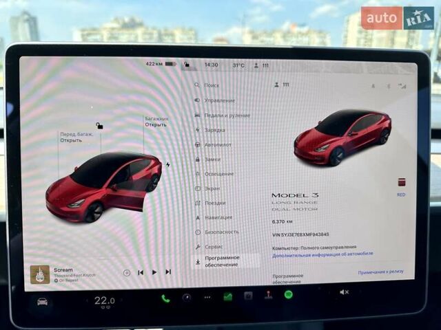 Красный Тесла Модель 3, объемом двигателя 0 л и пробегом 6 тыс. км за 32000 $, фото 28 на Automoto.ua