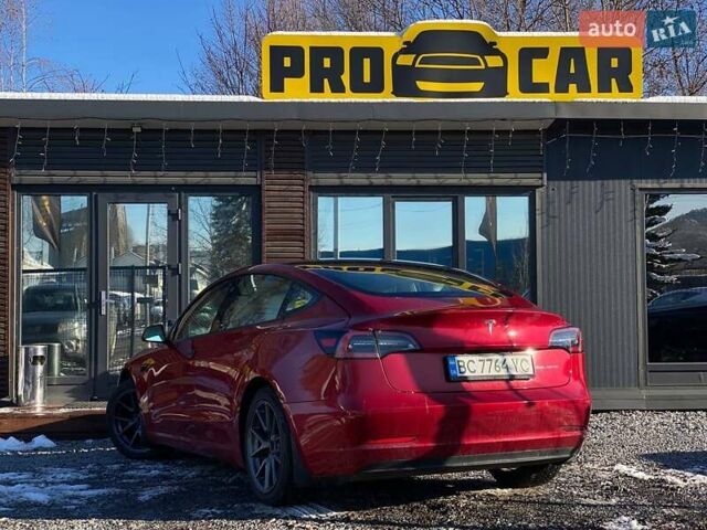 Красный Тесла Модель 3, объемом двигателя 0 л и пробегом 147 тыс. км за 18900 $, фото 3 на Automoto.ua