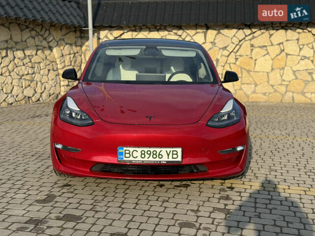 Червоний Тесла Модель 3, об'ємом двигуна 0 л та пробігом 87 тис. км за 22500 $, фото 2 на Automoto.ua
