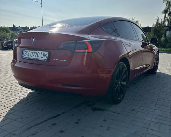 Червоний Тесла Модель 3, об'ємом двигуна 0 л та пробігом 48 тис. км за 22700 $, фото 6 на Automoto.ua