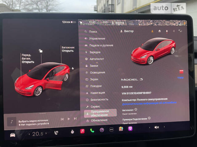 Червоний Тесла Модель 3, об'ємом двигуна 0 л та пробігом 9 тис. км за 25000 $, фото 14 на Automoto.ua