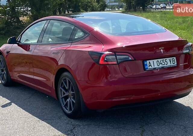 Червоний Тесла Модель 3, об'ємом двигуна 0 л та пробігом 50 тис. км за 22500 $, фото 4 на Automoto.ua