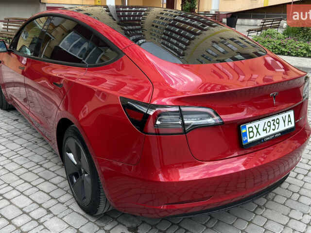 Красный Тесла Модель 3, объемом двигателя 0 л и пробегом 105 тыс. км за 22500 $, фото 5 на Automoto.ua