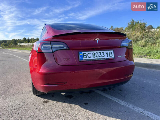 Красный Тесла Модель 3, объемом двигателя 0 л и пробегом 85 тыс. км за 23500 $, фото 4 на Automoto.ua