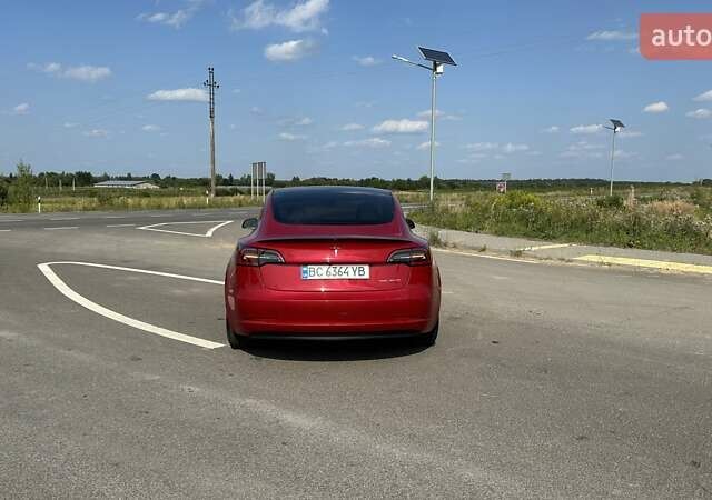 Тесла Модель 3 2022 у Львові на Automoto.ua Червоний Тесла Модель 3, об'ємом двигуна 0 л та пробігом 69 тис. км за 25200 $, фото 6 на Automoto.ua