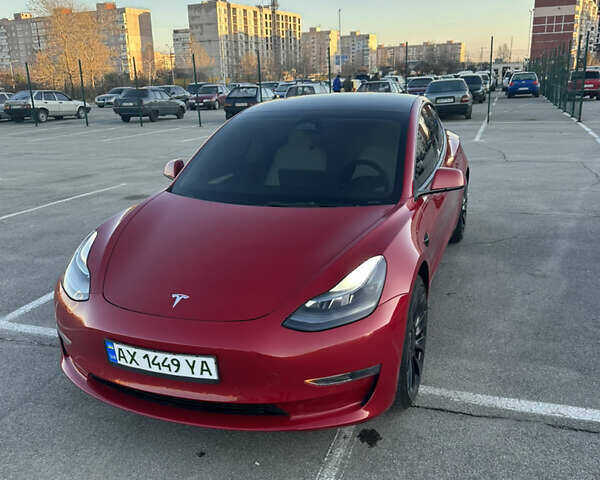 Красный Тесла Модель 3, объемом двигателя 0 л и пробегом 38 тыс. км за 26000 $, фото 6 на Automoto.ua