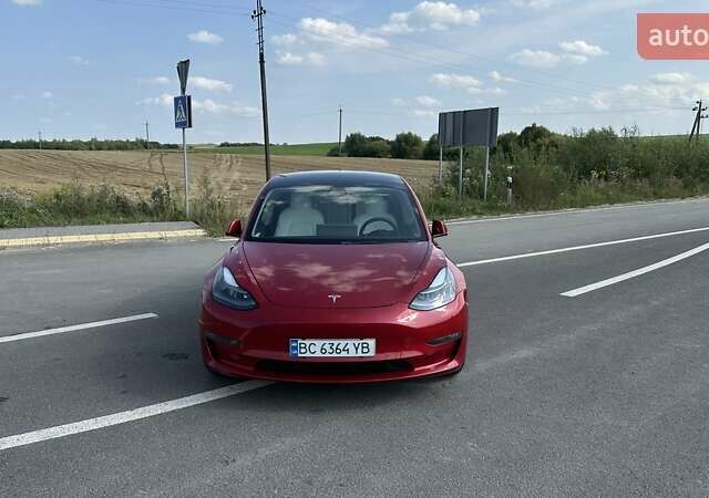 Тесла Модель 3 2022 у Львові на Automoto.ua Червоний Тесла Модель 3, об'ємом двигуна 0 л та пробігом 69 тис. км за 25200 $, фото 13 на Automoto.ua