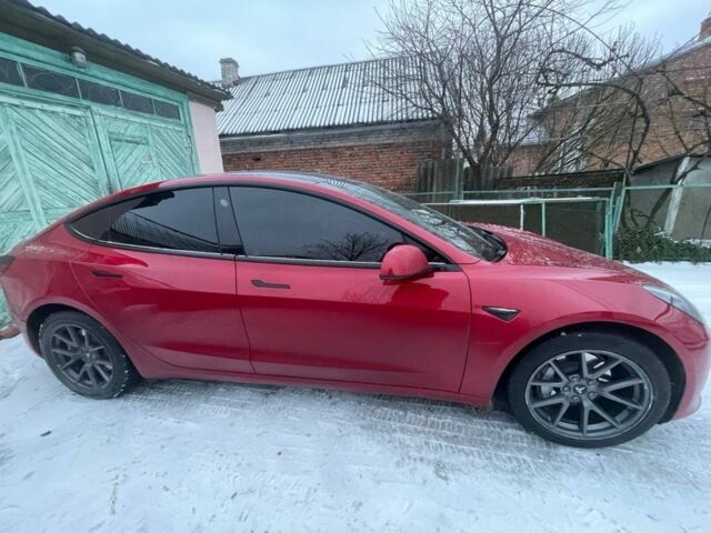 Червоний Тесла Модель 3, об'ємом двигуна 0 л та пробігом 140 тис. км за 19300 $, фото 1 на Automoto.ua