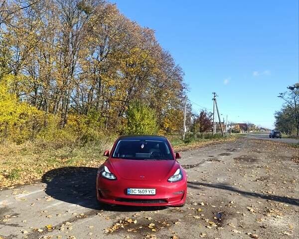 Червоний Тесла Модель 3, об'ємом двигуна 0 л та пробігом 156 тис. км за 19300 $, фото 3 на Automoto.ua