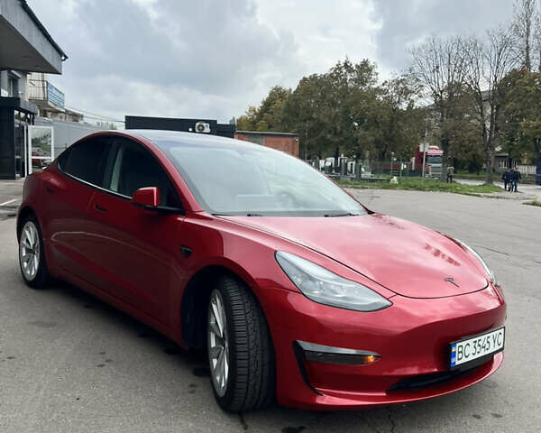 Тесла Модель 3 2022 в Львове на Automoto.ua Красный Тесла Модель 3, объемом двигателя 0 л и пробегом 112 тыс. км за 18900 $, фото 5 на Automoto.ua