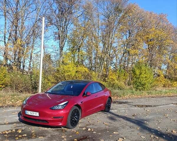 Красный Тесла Модель 3, объемом двигателя 0 л и пробегом 156 тыс. км за 19500 $, фото 8 на Automoto.ua
