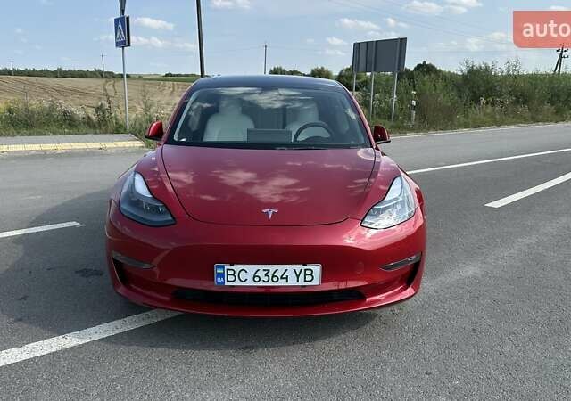 Тесла Модель 3 2022 у Львові на Automoto.ua Червоний Тесла Модель 3, об'ємом двигуна 0 л та пробігом 69 тис. км за 25200 $, фото 17 на Automoto.ua