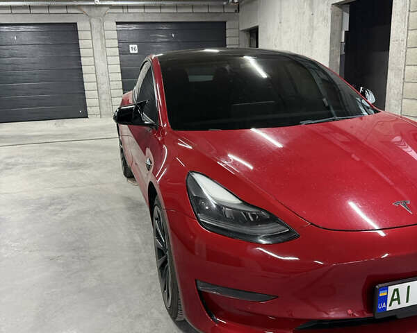 Червоний Тесла Модель 3, об'ємом двигуна 0 л та пробігом 112 тис. км за 22500 $, фото 2 на Automoto.ua