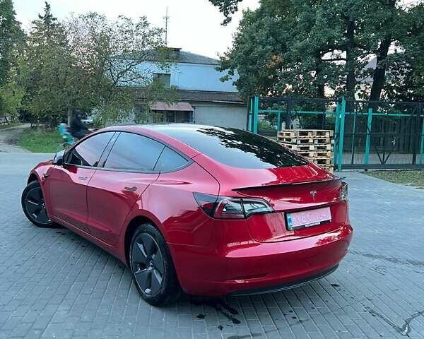 Красный Тесла Модель 3, объемом двигателя 0 л и пробегом 106 тыс. км за 17500 $, фото 3 на Automoto.ua